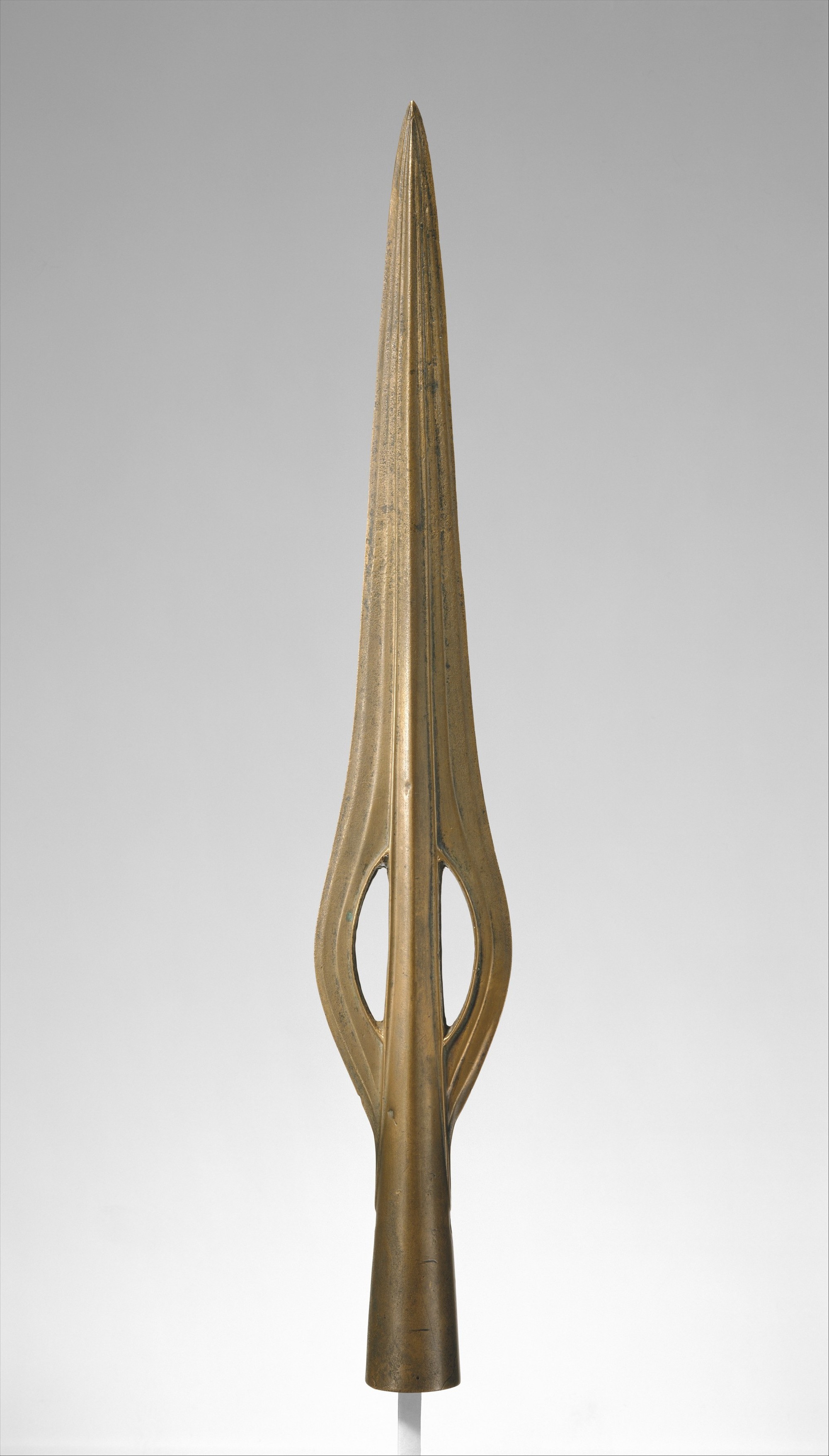 Lunette spearhead originating from the Blackmoor Hoard, now in the Metropolitan Museum of Art © MET Museum